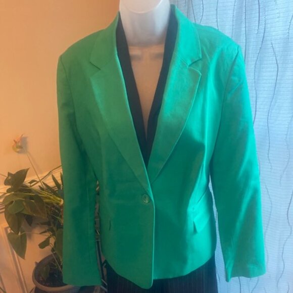 Liz Claiborne Green Blazer/Jacket, size XL - Picture 1 of 5